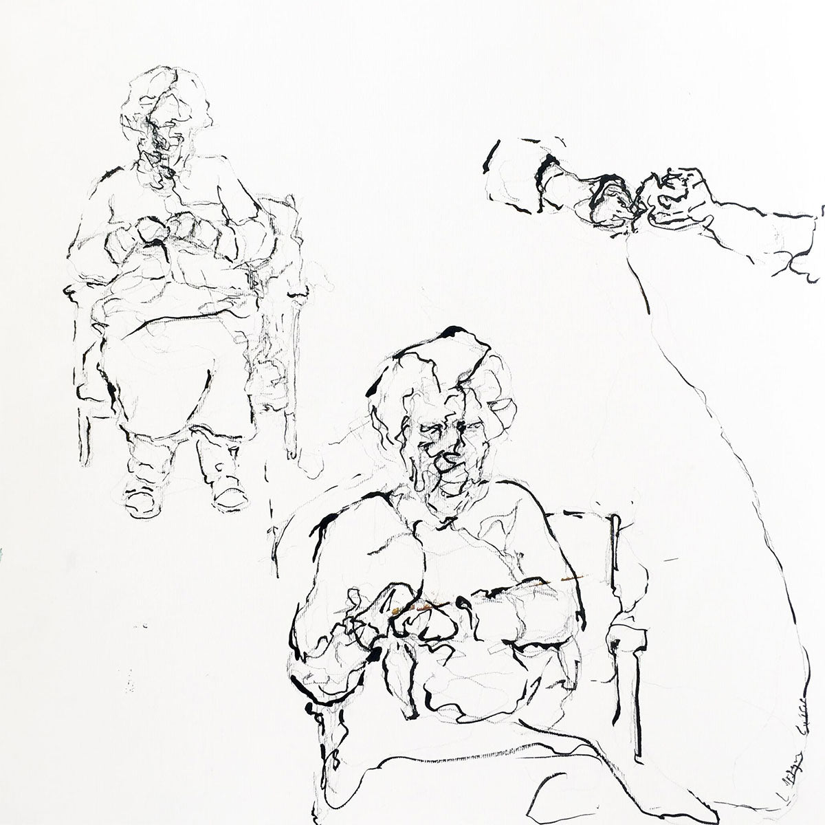 One Continuous Line Sketch