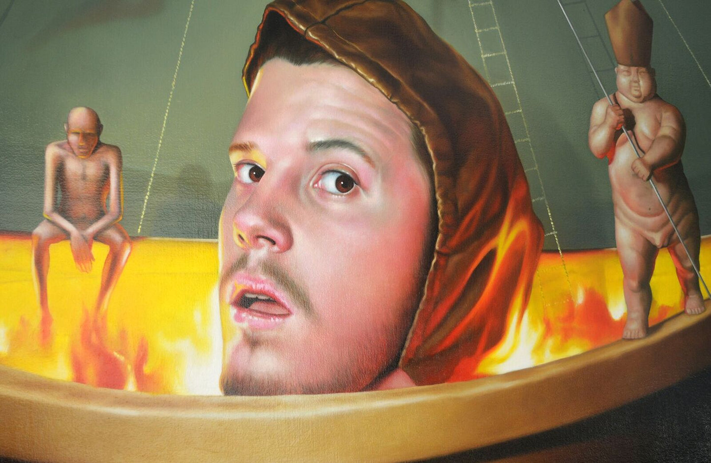 Fuego en la nave de los locos